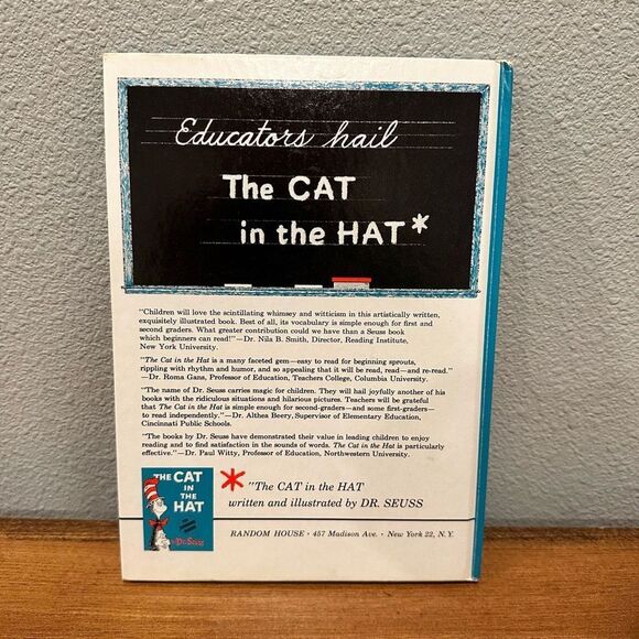 Dr. Suess The Cat In The Hat 1957 First Edition with Jacket - Picture 6 of 16